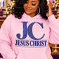 11 inch Jesus Christ Spangle Transfer, Heat Transfer