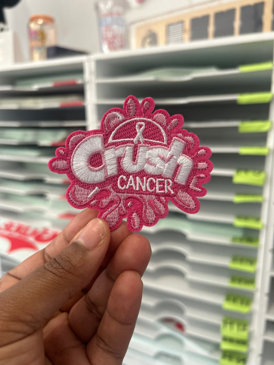 Crush Cancer Hat Patch