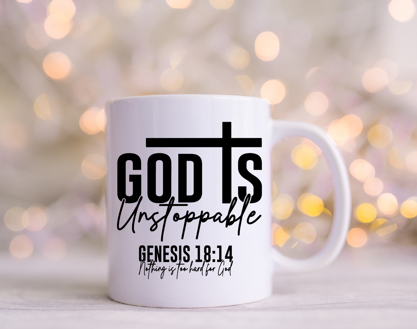 God is Unstoppable UV Decal