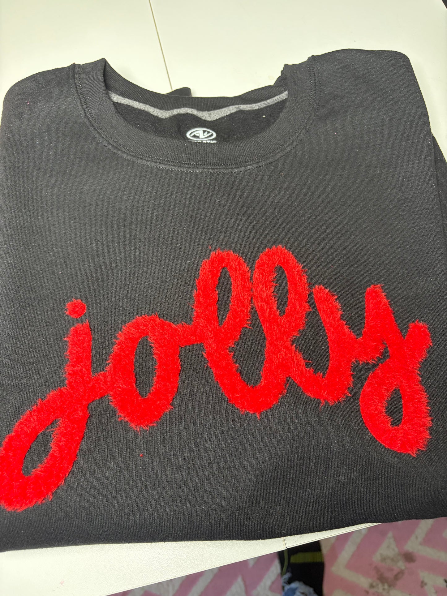 Jolly Fuzzy Crewneck Sweatshirt