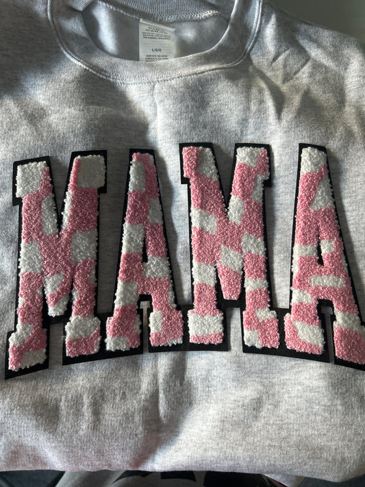 11 inch Retro Mama Chenille Patches