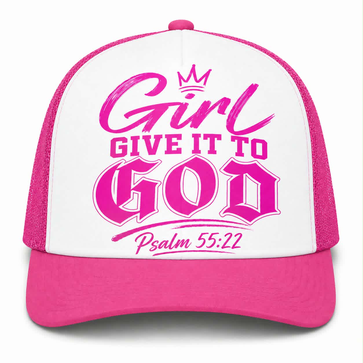 Girl Give it to God Hat DTF Transfer