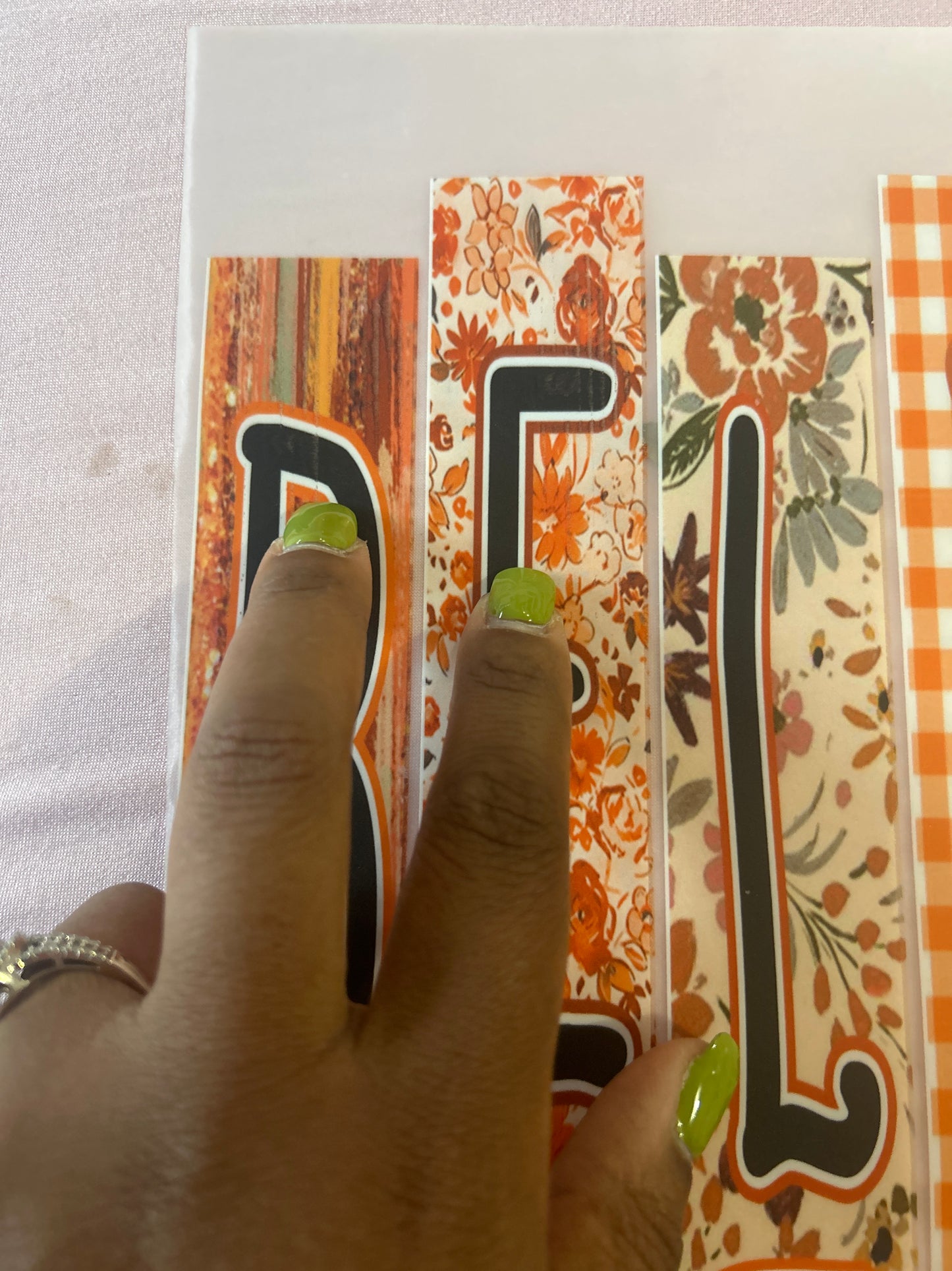 Believe Fall DTF  ( the prints do have MINOR SCUFFS and they will be SOLD AS IS).