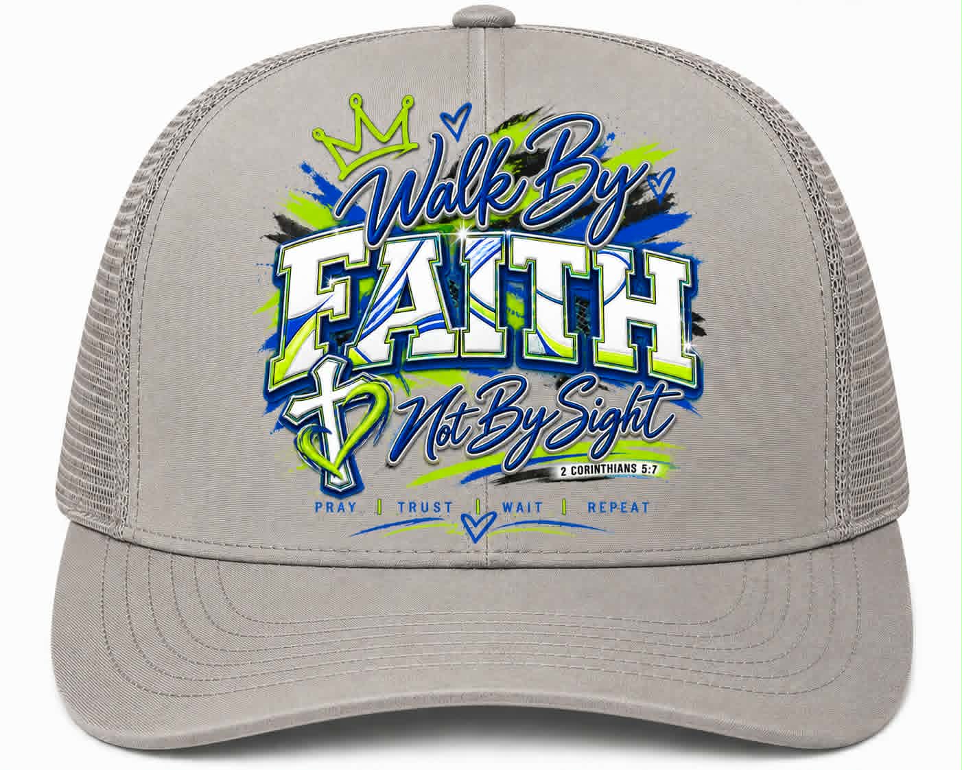 Faith Over Everything Hat DTF Transfer