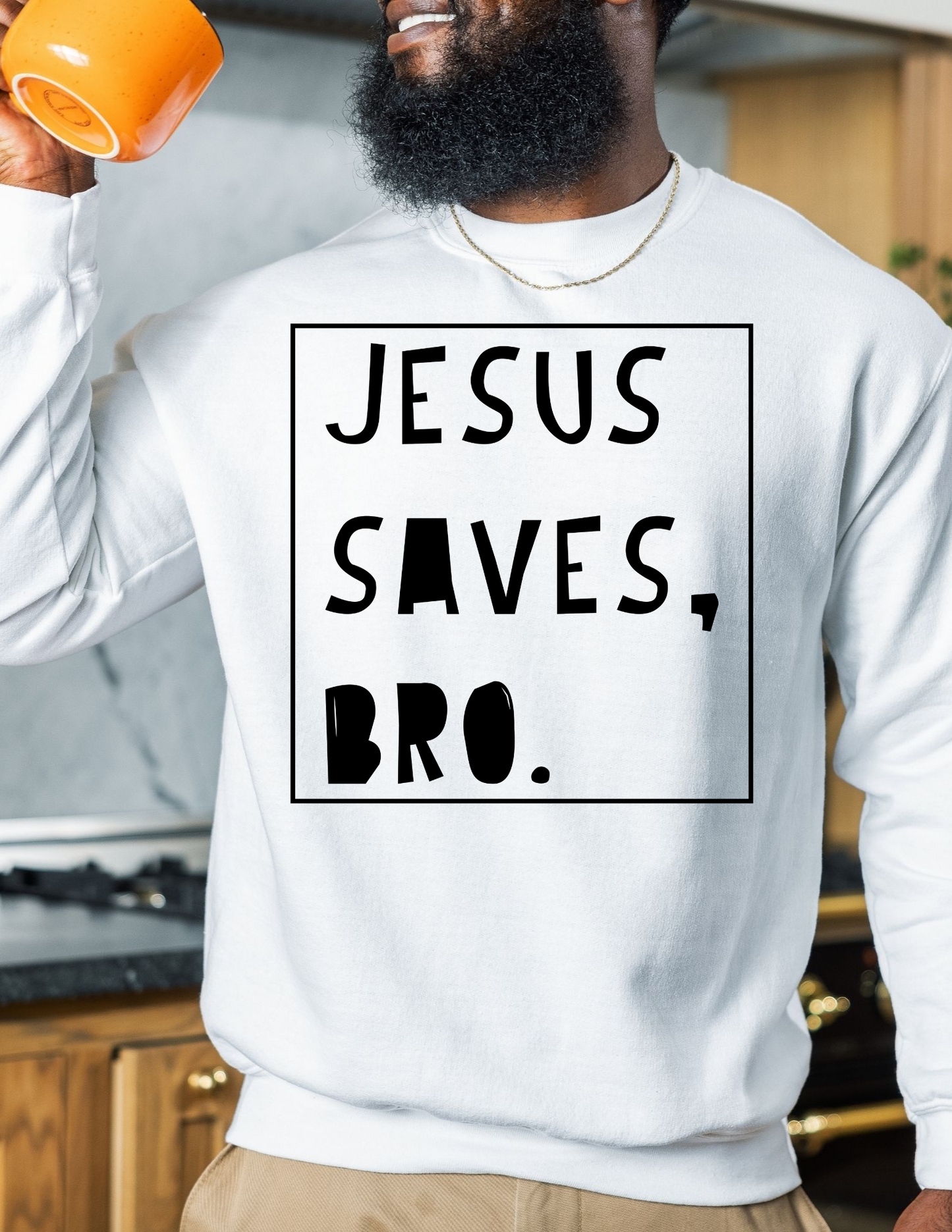 Jesus Saves Bro Screen Print