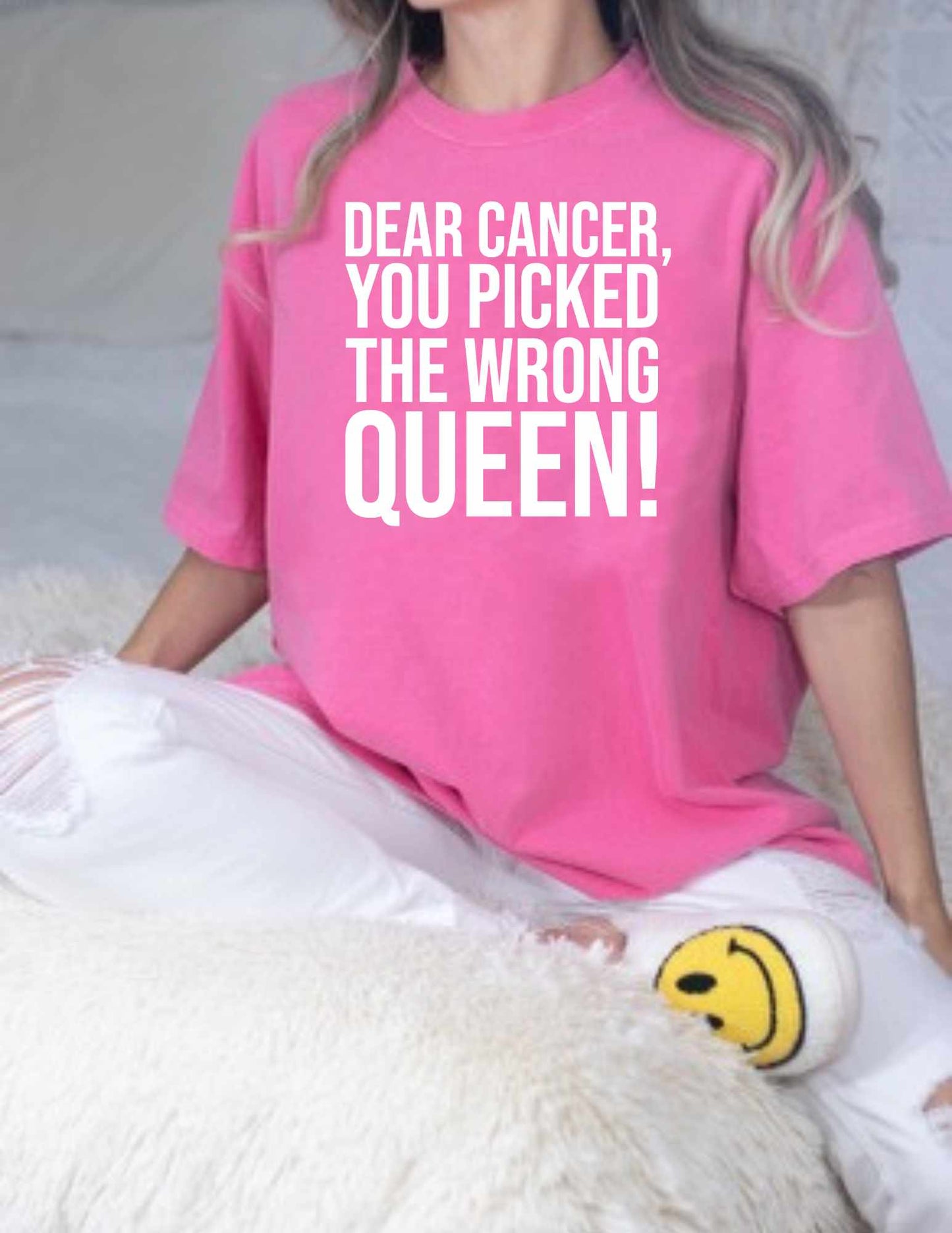 Dear Cancer You Picked the Wrong Queen 11 inch Screen Prints