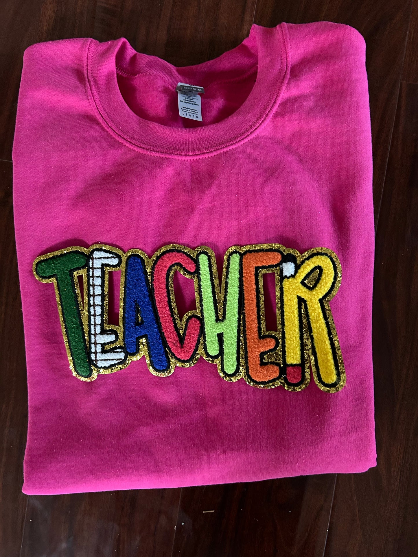 Teacher Chenille Patches