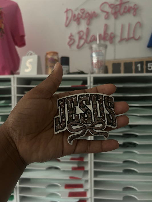 Camo Jesus  Hat Patch (1 Patch)
