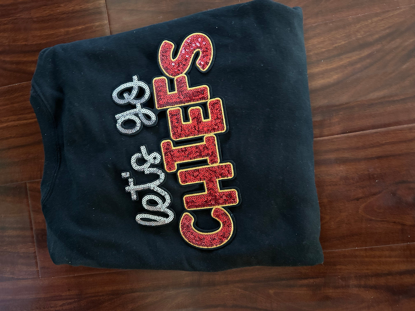 Let’s Go Chiefs Chenille Patches