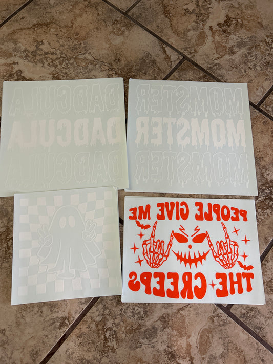 Screen print  Pack 10(4 designs 4 each)