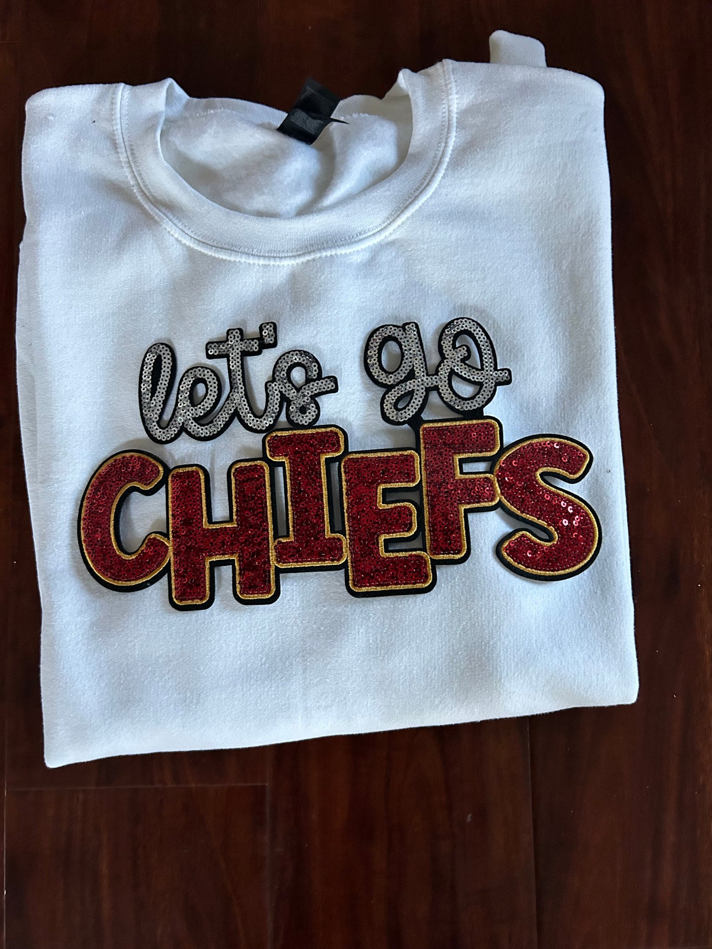 Let’s Go Chiefs Chenille Patches