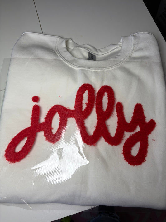 Jolly Fuzzy Crewneck Sweatshirt