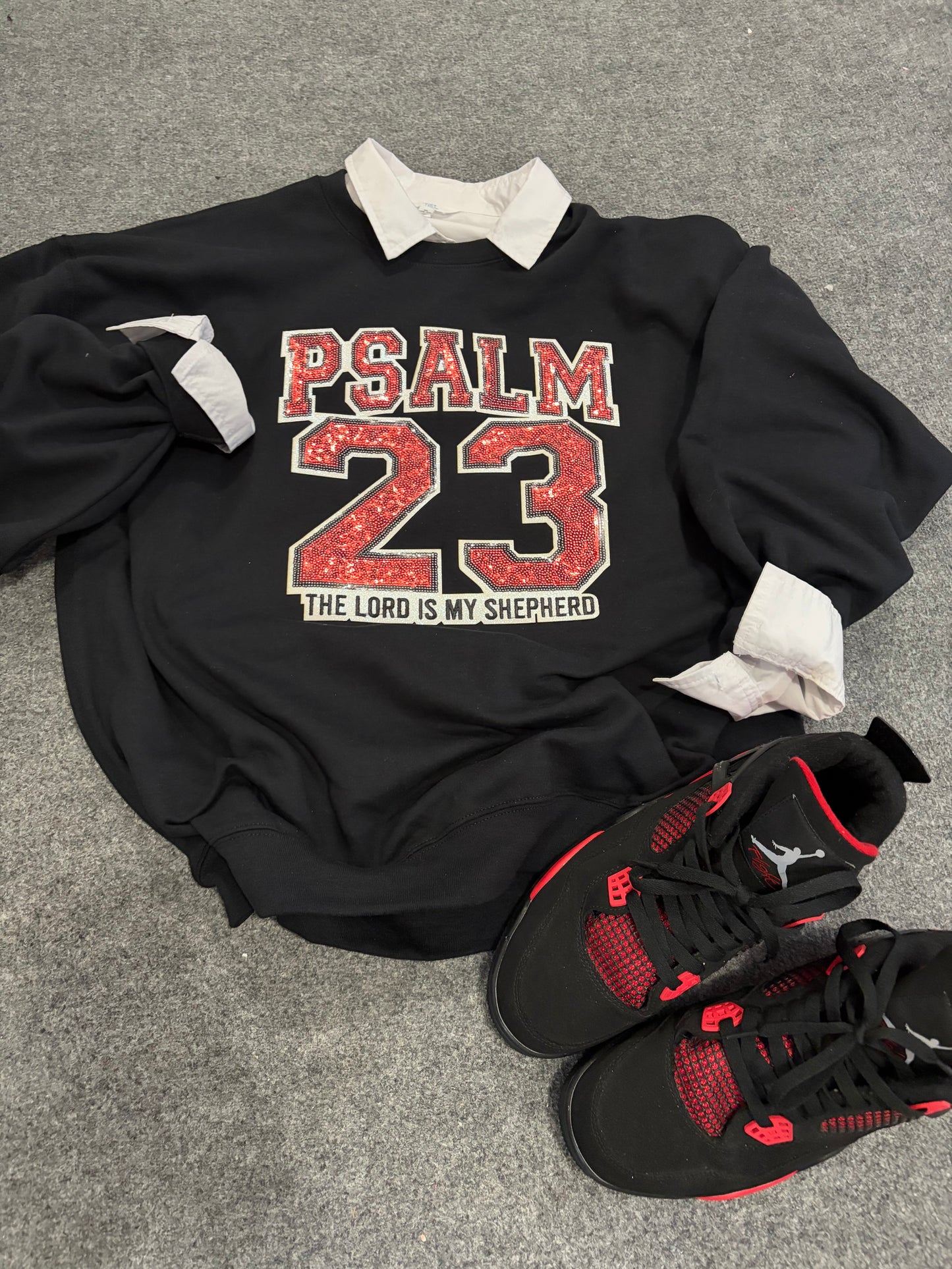Psalm 23 Chenille Sweatshirt