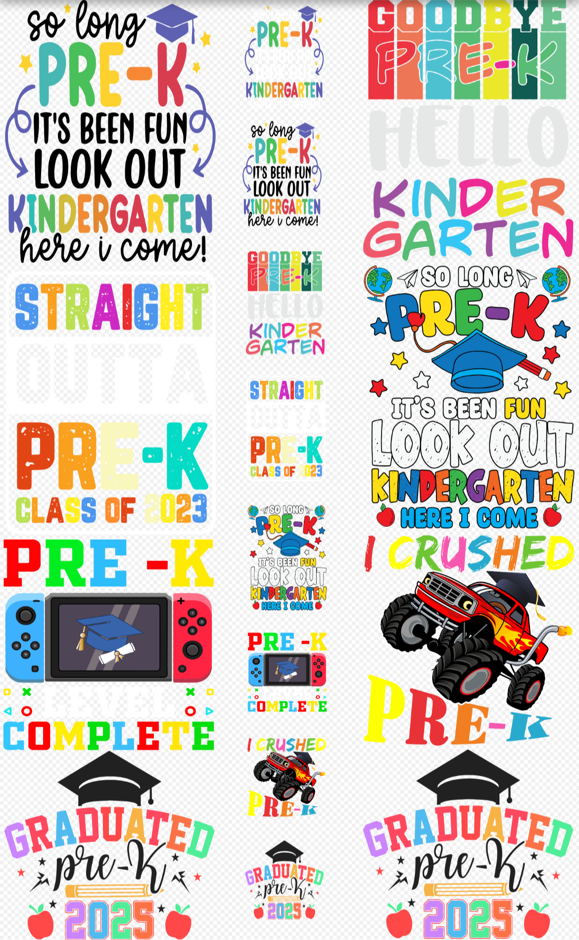 22x36 Pre K Gang Sheet