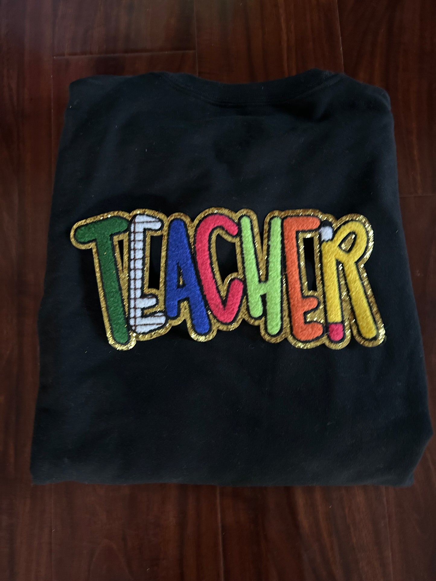 Teacher Chenille Patches