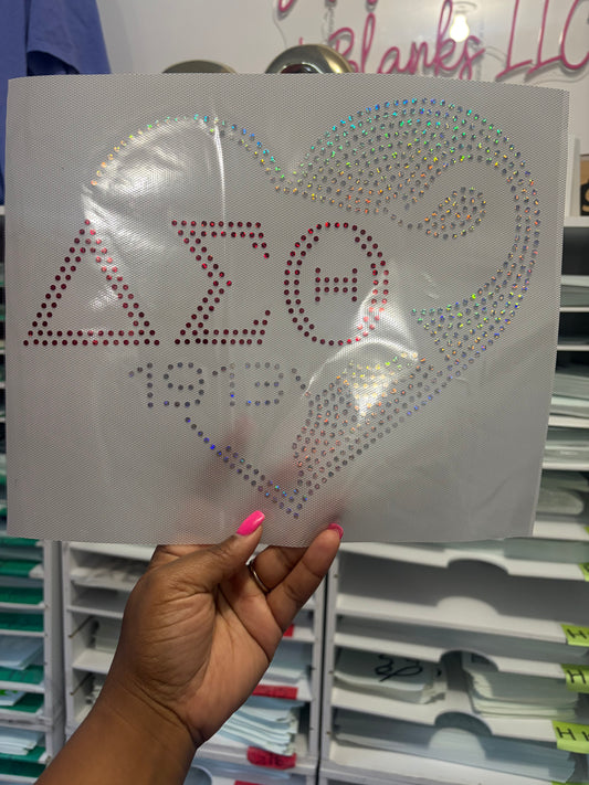 Delta  Love Spangle Transfer, Heat Transfer