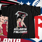 Betty Boop NFL Transfer Print Available in All Teams (All sizes Available)