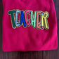 Teacher Chenille Patches