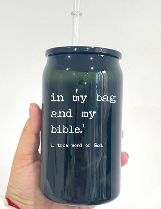 In my Bag and my Bible UV Decals