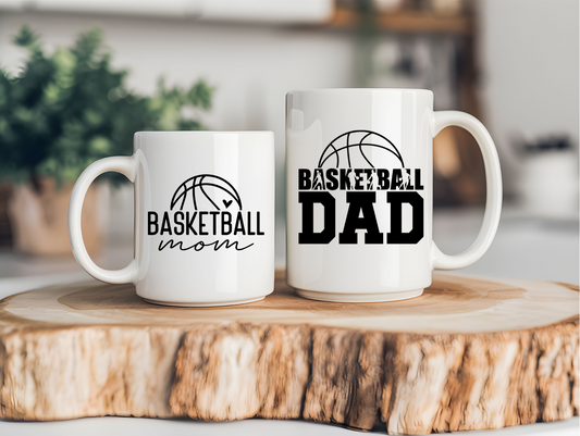 Basketball Mom and Dad l UV Decals