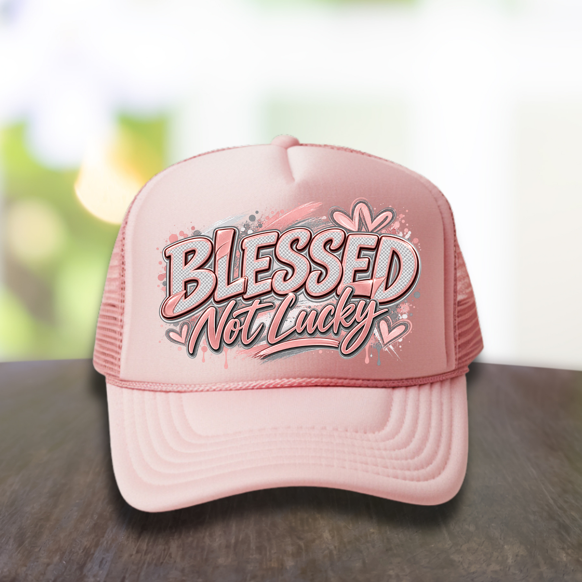 Blessed Not Lucky Hat DTF Transfer