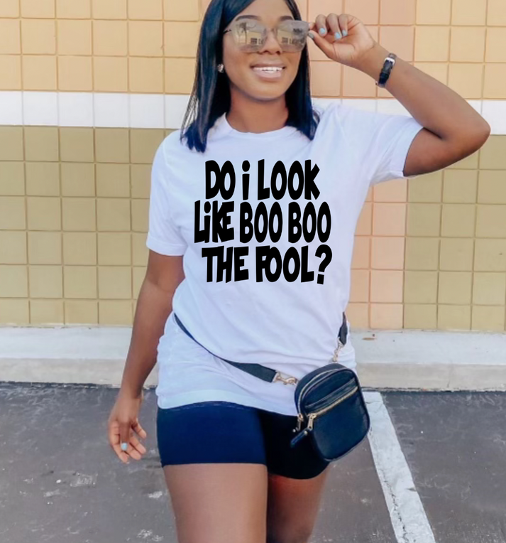 Do I look Like Boo Boo The Fool PNG & SVG – Design Sisters and Blanks