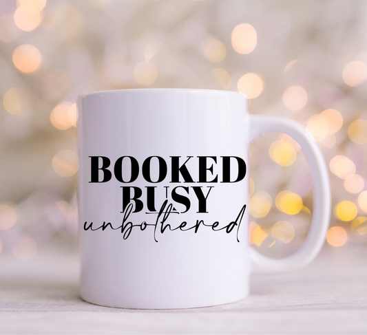 Booked Busy Unbothered UV Decals