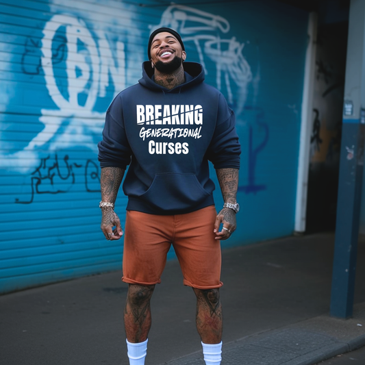 Breaking Generation Curses  Single Color Screen Prints | Hot Peel One Color for T-Shirt and more / Christian Base