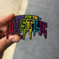 Never Stop the Hustle Hat Patch  Custom Embroidered Hat Patches for Trucker Hats | Iron On