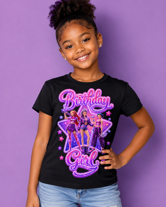 K Pop Birthday Girl   DTF Transfer
