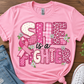 She is a fighter DTF TRANSFER