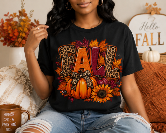 Fall Leopard DTF  Transfer
