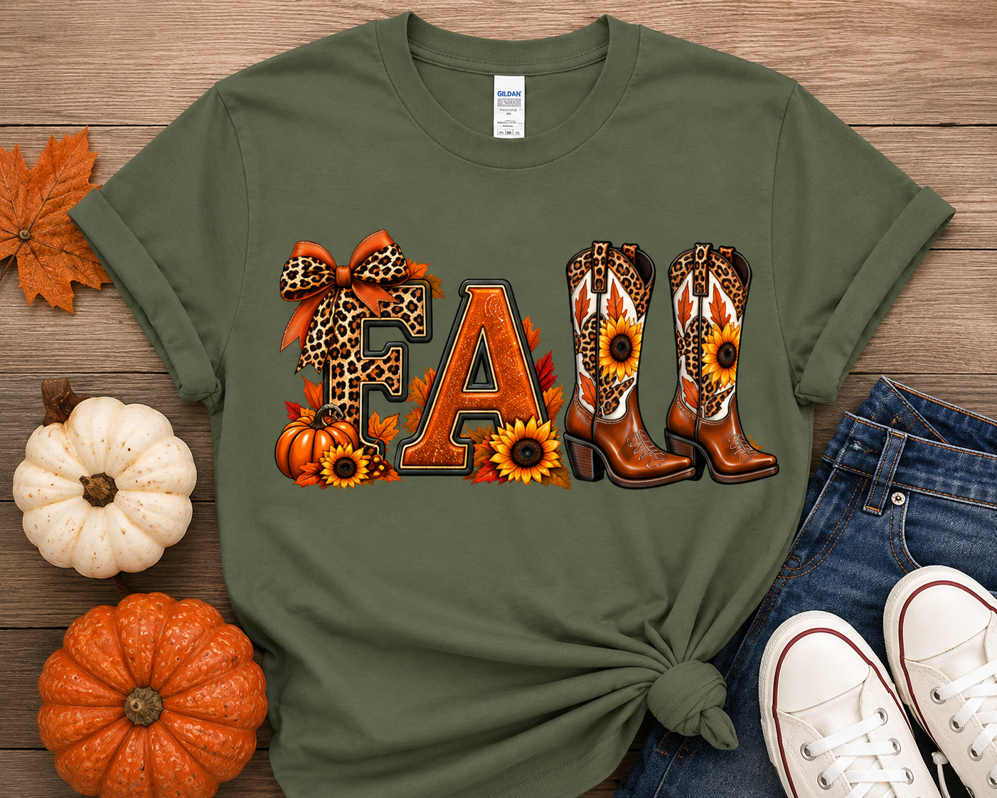 Fall  with boots Tee Shirt