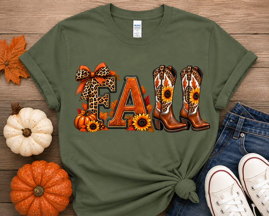 Fall  with boots Tee Shirt