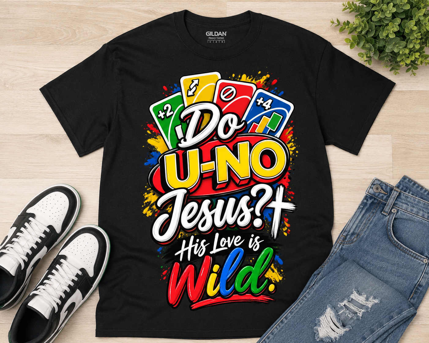Do U-NO Jesus DTF Transfer