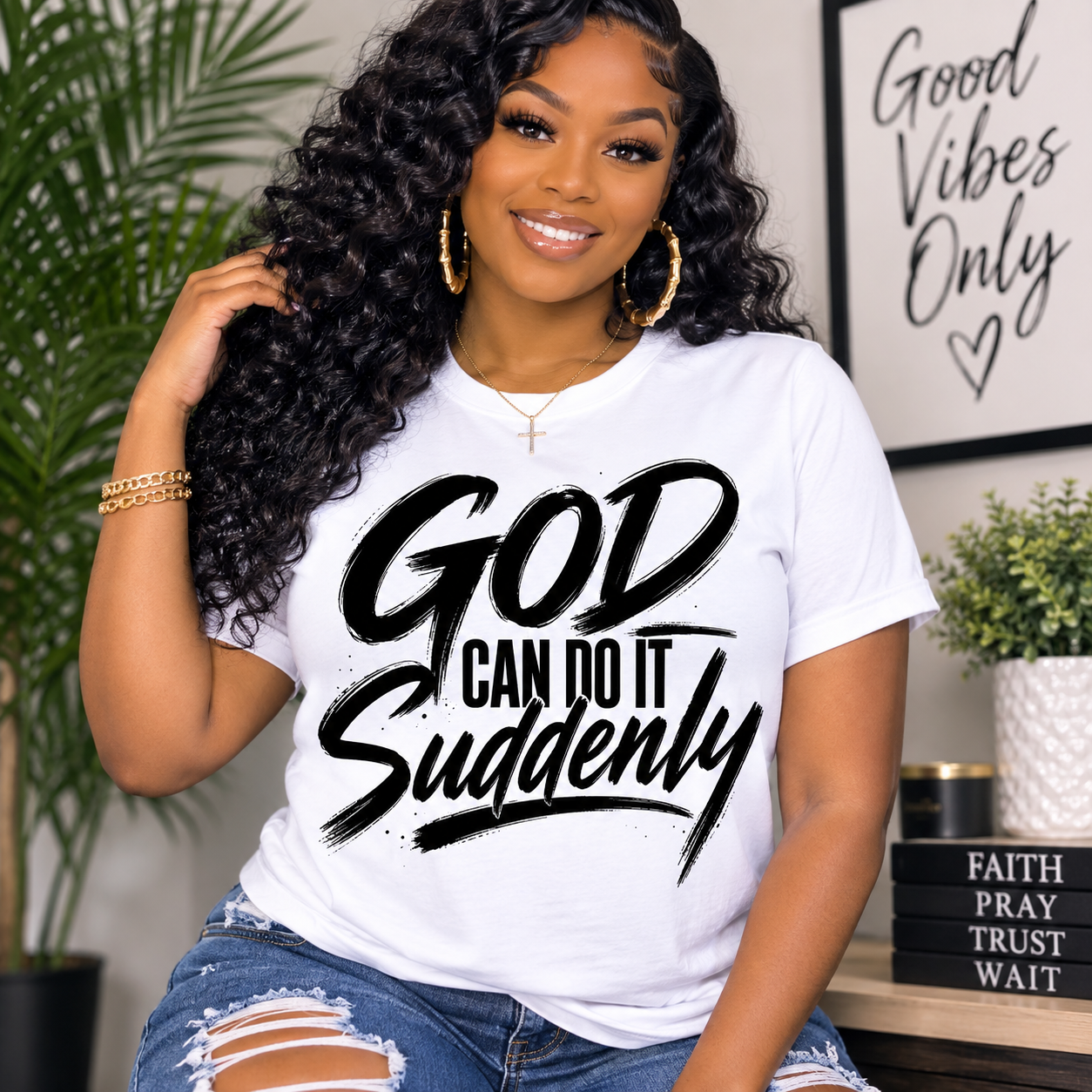 God can do it Suddenly PNG/Christian  , PNG Digital DownLoad
