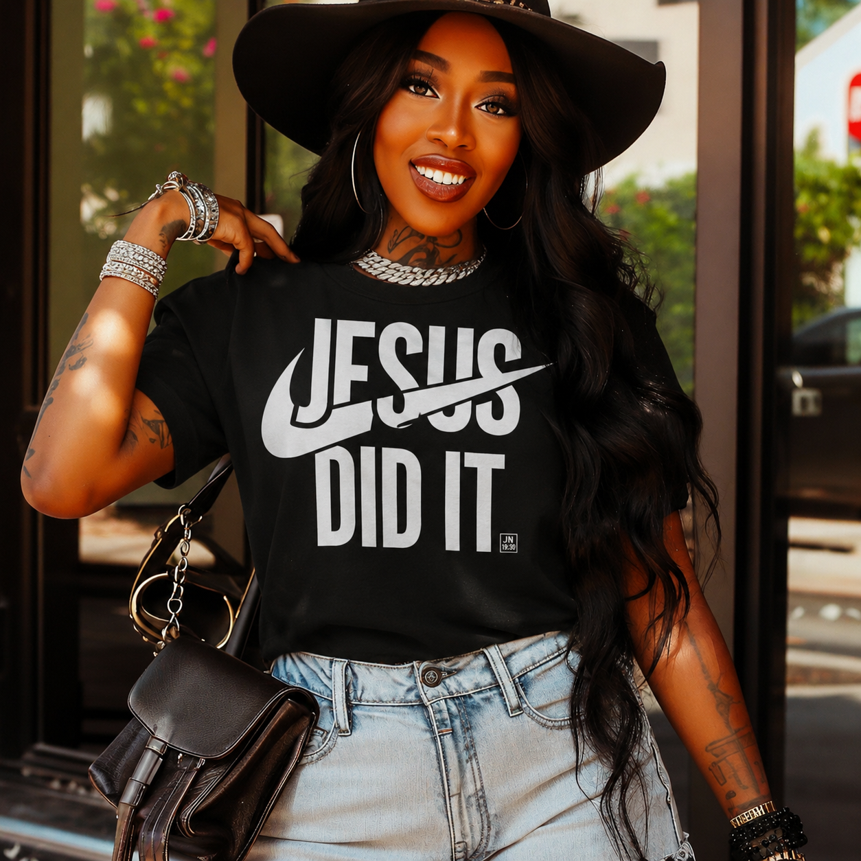 Jesus DId it  Screen Print