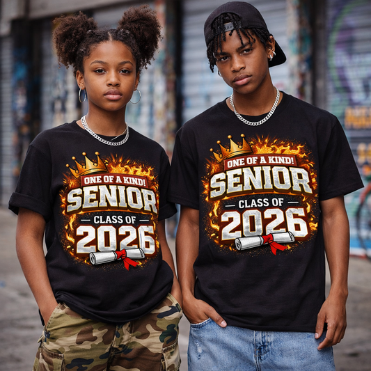 One of a Kind Senior Class of 2026 DTF TRANSFER