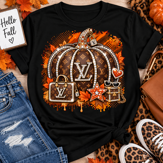 Luxury Pumpkin  DTF  Transfer