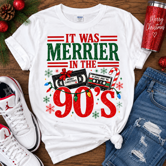 It Was Merrier In The 90's  DTF Transfers