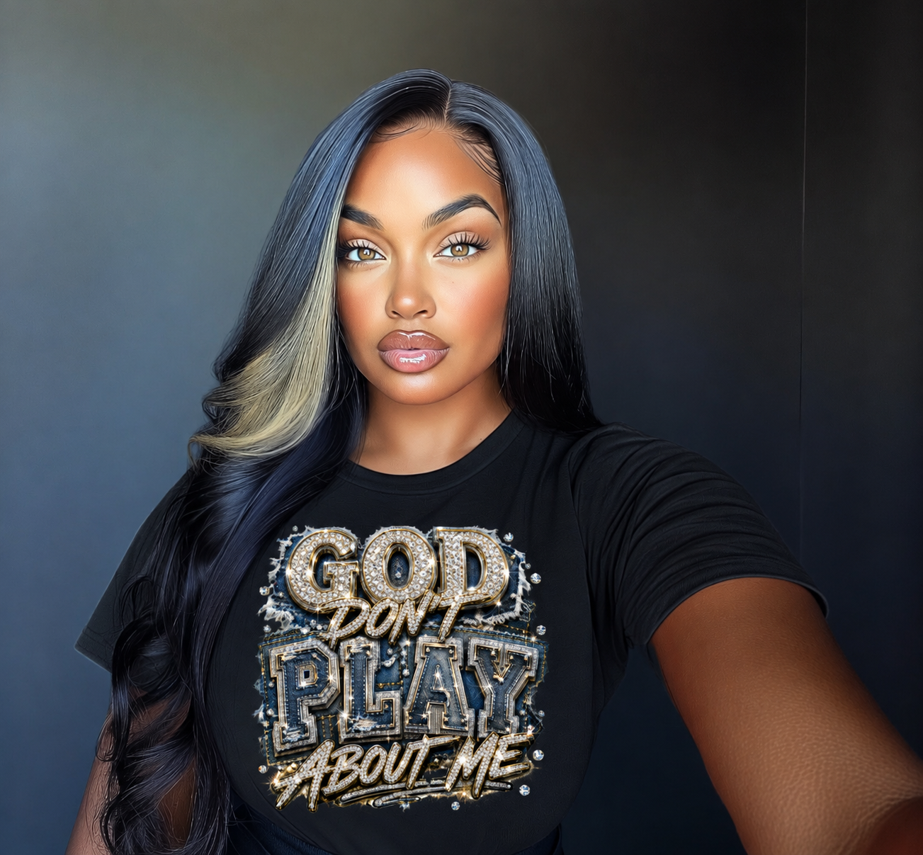 God dont Play about me DTF TRANSFER