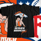 Betty Boop NFL Transfer Print Available in All Teams (All sizes Available)