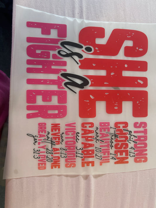 She is  DTF  colors are a little off on the right side  ( the prints do have MINOR SCUFFS and they will be SOLD AS IS).