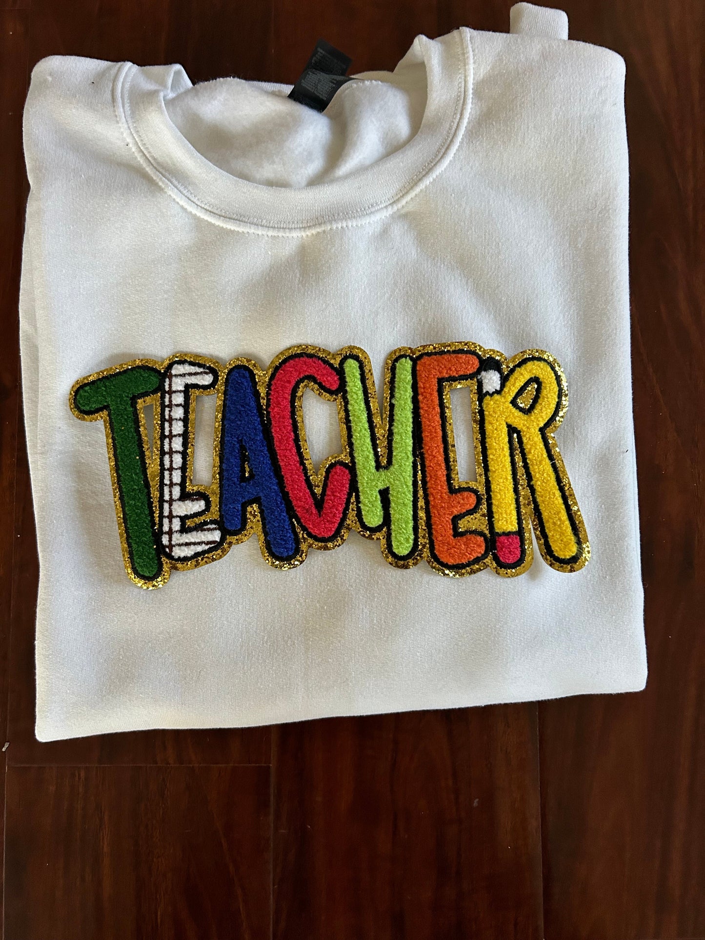 Teacher Chenille Patches