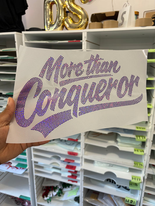 More than Conqueror Spangle Transfers