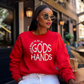 (Silver) Feels good to be in Gods Hands Screen Prints