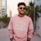 (Silver) Feels good to be in Gods Hands Screen Prints