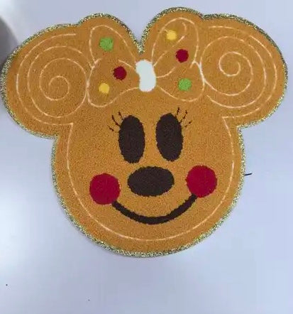 8 inch Youth Minnie Ginger Bread  Chenille Patches (This will not Ship out Nov 8th)