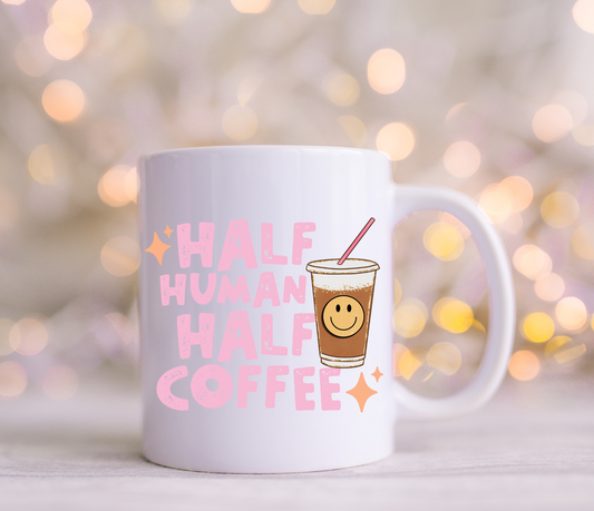 Half Human Half Coffee Decals