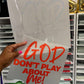 God Don't Play About Me DTF & Spangle Transfer, Heat Transfer
